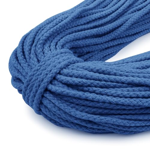 Uiopa Baumwollkordel 7mm x 90m, Kordelband Natürliche Makramee Garn 7mm Geflochten, Dicke Kordel Baumwollseil für Kordelzug, Pflanzenaufhänger, Wandbehang, Traumfänger, Garten, DIY-Projekte Uiopa Baumwollkordel 7mm x 90m, Kordelband Natürliche Makramee Garn 7mm Geflochten, Dicke Kordel Baumwollseil für Kordelzug, Pflanzenaufhänger, Wandbehang, Traumfänger, Garten, DIY-Projekte von Uiopa