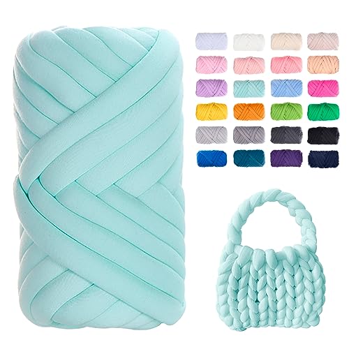 Uiopa Bulky Armstricken Wolle, 250g Dicke Sperrige Handstrickgarn, Grob Gestrickte Schlauchgarn Häkel Chunky Yarn für Taschen, Decken, Körbe, Haustiernester, DIY-Kunsthandwerk Uiopa Bulky Armstricken Wolle, 250g Dicke Sperrige Handstrickgarn, Grob Gestrickte Schlauchgarn Häkel Chunky Yarn für Taschen, Decken, Körbe, Haustiernester, DIY-Kunsthandwerk von Uiopa