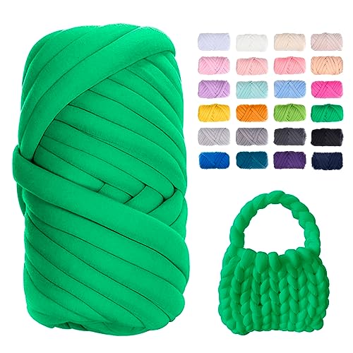 Uiopa Bulky Armstricken Wolle, 500g Dicke Wolle Sperrige Handstrickgarn, Grob Gestrickte Schlauchgarn Häkelwolle Chunky Yarn für Taschen, Decken, Körbe, Haustiernester, DIY-Kunsthandwerk Uiopa Bulky Armstricken Wolle, 500g Dicke Wolle Sperrige Handstrickgarn, Grob Gestrickte Schlauchgarn Häkelwolle Chunky Yarn für Taschen, Decken, Körbe, Haustiernester, DIY-Kunsthandwerk von Uiopa