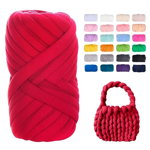 Uiopa Bulky Armstricken Wolle, 500g Dicke Wolle Sperrige Handstrickgarn, Grob Gestrickte Schlauchgarn Häkelwolle Chunky Yarn für Taschen, Decken, Körbe, Haustiernester, DIY-Kunsthandwerk Uiopa Bulky Armstricken Wolle, 500g Dicke Wolle Sperrige Handstrickgarn, Grob Gestrickte Schlauchgarn Häkelwolle Chunky Yarn für Taschen, Decken, Körbe, Haustiernester, DIY-Kunsthandwerk von Uiopa