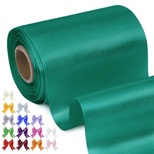 Uiopa Geschenkband Breit 10cm x 20m Satinband Dunkelgrün Schleifenband Polyester Stoffband Deko Satin Band für Geschenkverpackungen, Hochzeiten, Stuhlschärpen, DIY-Handwerk Uiopa Geschenkband Breit 10cm x 20m Satinband Dunkelgrün Schleifenband Polyester Stoffband Deko Satin Band für Geschenkverpackungen, Hochzeiten, Stuhlschärpen, DIY-Handwerk von Uiopa