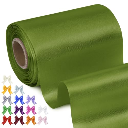 Uiopa Geschenkband Breit 10cm x 20m Satinband Grasgrün Schleifenband Polyester Stoffband Deko Satin Band für Geschenkverpackungen, Hochzeiten, Stuhlschärpen, DIY-Handwerk Uiopa Geschenkband Breit 10cm x 20m Satinband Grasgrün Schleifenband Polyester Stoffband Deko Satin Band für Geschenkverpackungen, Hochzeiten, Stuhlschärpen, DIY-Handwerk von Uiopa