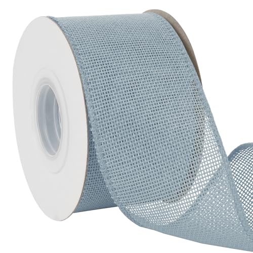 Uiopa Juteband 63mm Breit, 18,2m Vintage Geschenkband Aquablau mit Draht, Decoband Jute Sackleinen Ribbon Band für Kränze, Schleifenherstellung, Geschenk, Heimdekoration, DIY Kunsthandwerk Uiopa Juteband 63mm Breit, 18,2m Vintage Geschenkband Aquablau mit Draht, Decoband Jute Sackleinen Ribbon Band für Kränze, Schleifenherstellung, Geschenk, Heimdekoration, DIY Kunsthandwerk von Uiopa
