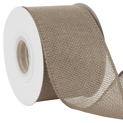 Uiopa Juteband 75mm Breit, 18,2m Vintage Geschenkband Natürlich mit Draht, Decoband Jute Sackleinen Ribbon Band für Kränze, Schleifenherstellung, Geschenk, Heimdekoration, DIY Kunsthandwerk Uiopa Juteband 75mm Breit, 18,2m Vintage Geschenkband Natürlich mit Draht, Decoband Jute Sackleinen Ribbon Band für Kränze, Schleifenherstellung, Geschenk, Heimdekoration, DIY Kunsthandwerk von Uiopa