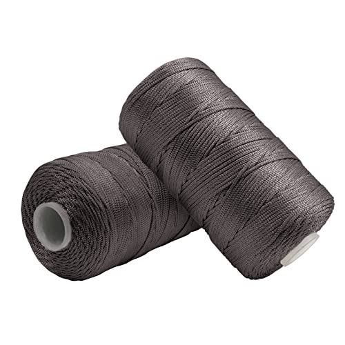 Uiopa Makramee Garn 1,5mm x 400m, Nylonschnur Bändchengarn für Häkeltasche, Häkelgarn Schmuckband Farbig für Häkeln, Stricken, Dekoration, DIY-Projekte Uiopa Makramee Garn 1,5mm x 400m, Nylonschnur Bändchengarn für Häkeltasche, Häkelgarn Schmuckband Farbig für Häkeln, Stricken, Dekoration, DIY-Projekte von Uiopa