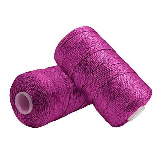 Uiopa Makramee Garn 1,5mm x 400m, Nylonschnur Bändchengarn für Häkeltasche, Häkelgarn Schmuckband Farbig für Häkeln, Stricken, Dekoration, DIY-Projekte Uiopa Makramee Garn 1,5mm x 400m, Nylonschnur Bändchengarn für Häkeltasche, Häkelgarn Schmuckband Farbig für Häkeln, Stricken, Dekoration, DIY-Projekte von Uiopa
