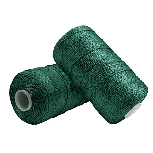 Uiopa Makramee Garn 1,5mm x 400m, Nylonschnur Bändchengarn für Häkeltasche, Häkelgarn Schmuckband Farbig für Häkeln, Stricken, Dekoration, DIY-Projekte Uiopa Makramee Garn 1,5mm x 400m, Nylonschnur Bändchengarn für Häkeltasche, Häkelgarn Schmuckband Farbig für Häkeln, Stricken, Dekoration, DIY-Projekte von Uiopa