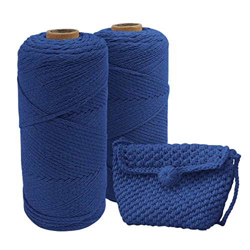 Uiopa Makramee Garn 2mm x 300m, Baumwollgarn Makramee Baumwollkordel Häkelgarn, Makramee Garn Geflochten für Häkeln, Stricken, Wand Aufhängung, Dekoration, DIY Handwerk Uiopa Makramee Garn 2mm x 300m, Baumwollgarn Makramee Baumwollkordel Häkelgarn, Makramee Garn Geflochten für Häkeln, Stricken, Wand Aufhängung, Dekoration, DIY Handwerk von Uiopa