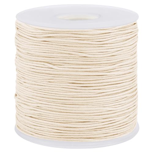 Uiopa Nylonschnur für Armbänder, 0,7mm x 120m Perlenschnur Schmuckband Makramee Garn Geflochten für Armbändern, Halsketten, Schmuck Herstellung, DIY Handwerk Uiopa Nylonschnur für Armbänder, 0,7mm x 120m Perlenschnur Schmuckband Makramee Garn Geflochten für Armbändern, Halsketten, Schmuck Herstellung, DIY Handwerk von Uiopa