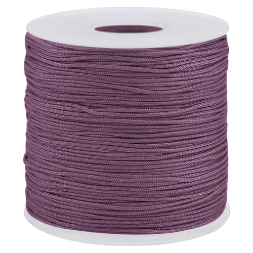 Uiopa Nylonschnur für Armbänder, 0,7mm x 120m Perlenschnur Schmuckband Makramee Garn Geflochten für Armbändern, Halsketten, Schmuck Herstellung, DIY Handwerk Uiopa Nylonschnur für Armbänder, 0,7mm x 120m Perlenschnur Schmuckband Makramee Garn Geflochten für Armbändern, Halsketten, Schmuck Herstellung, DIY Handwerk von Uiopa