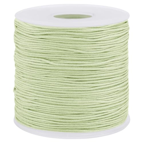 Uiopa Nylonschnur für Armbänder, 0,7mm x 120m Perlenschnur Schmuckband Makramee Garn Geflochten für Armbändern, Halsketten, Schmuck Herstellung, DIY Handwerk Uiopa Nylonschnur für Armbänder, 0,7mm x 120m Perlenschnur Schmuckband Makramee Garn Geflochten für Armbändern, Halsketten, Schmuck Herstellung, DIY Handwerk von Uiopa