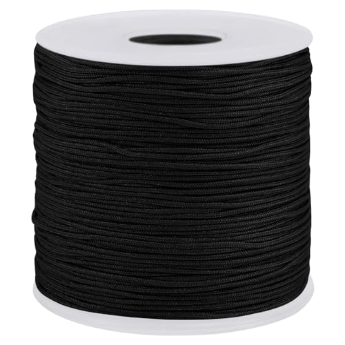 Uiopa Nylonschnur für Armbänder, 0,7mm x 120m Perlenschnur Schmuckband Makramee Garn Geflochten für Armbändern, Halsketten, Schmuck Herstellung, DIY Handwerk Uiopa Nylonschnur für Armbänder, 0,7mm x 120m Perlenschnur Schmuckband Makramee Garn Geflochten für Armbändern, Halsketten, Schmuck Herstellung, DIY Handwerk von Uiopa