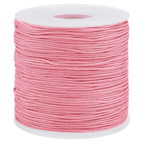 Uiopa Nylonschnur für Armbänder, 0,7mm x 120m Perlenschnur Schmuckband Makramee Garn Geflochten für Armbändern, Halsketten, Schmuck Herstellung, DIY Handwerk Uiopa Nylonschnur für Armbänder, 0,7mm x 120m Perlenschnur Schmuckband Makramee Garn Geflochten für Armbändern, Halsketten, Schmuck Herstellung, DIY Handwerk von Uiopa