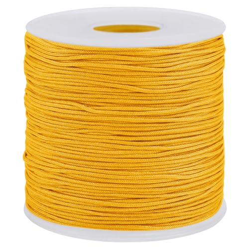 Uiopa Nylonschnur für Armbänder, 0,7mm x 120m Perlenschnur Schmuckband Makramee Garn Geflochten für Armbändern, Halsketten, Schmuck Herstellung, DIY Handwerk Uiopa Nylonschnur für Armbänder, 0,7mm x 120m Perlenschnur Schmuckband Makramee Garn Geflochten für Armbändern, Halsketten, Schmuck Herstellung, DIY Handwerk von Uiopa