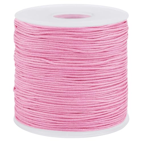 Uiopa Nylonschnur für Armbänder, 0,7mm x 120m Perlenschnur Schmuckband Makramee Garn Geflochten für Armbändern, Halsketten, Schmuck Herstellung, DIY Handwerk Uiopa Nylonschnur für Armbänder, 0,7mm x 120m Perlenschnur Schmuckband Makramee Garn Geflochten für Armbändern, Halsketten, Schmuck Herstellung, DIY Handwerk von Uiopa