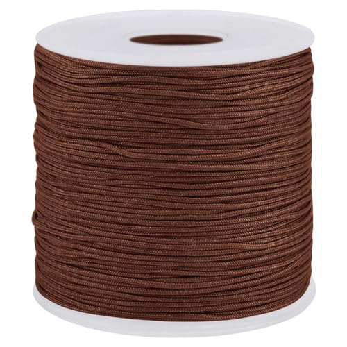 Uiopa Nylonschnur für Armbänder, 0,7mm x 120m Perlenschnur Schmuckband Makramee Garn Geflochten für Armbändern, Halsketten, Schmuck Herstellung, DIY Handwerk Uiopa Nylonschnur für Armbänder, 0,7mm x 120m Perlenschnur Schmuckband Makramee Garn Geflochten für Armbändern, Halsketten, Schmuck Herstellung, DIY Handwerk von Uiopa
