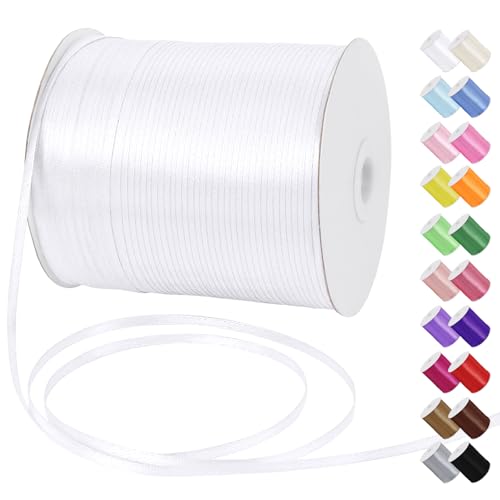Uiopa Satinband 3mm x 790m Schleifenband Fluoreszierendes Grün Geschenkband Stoff Ribbon Dekoband für Geschenkverpackungen, Einladungen, Blumensträuße, Hängende Ornamente, DIY-Projekte Uiopa Satinband 3mm x 790m Schleifenband Fluoreszierendes Grün Geschenkband Stoff Ribbon Dekoband für Geschenkverpackungen, Einladungen, Blumensträuße, Hängende Ornamente, DIY-Projekte von Uiopa