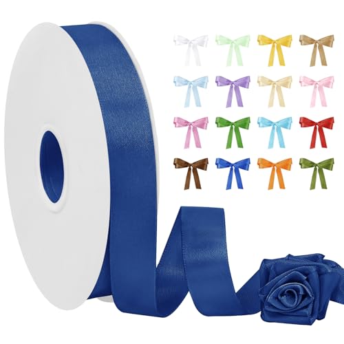 Uiopa Satinband Marineblau 20mm Breit, 91m Seidenband Schleifenband Satin Band, Polyester Geschenkband Stoff Dekoband für Geschenkverpackungen, Blumensträuße, Hochzeit, DIY Handwerk Uiopa Satinband Marineblau 20mm Breit, 91m Seidenband Schleifenband Satin Band, Polyester Geschenkband Stoff Dekoband für Geschenkverpackungen, Blumensträuße, Hochzeit, DIY Handwerk von Uiopa