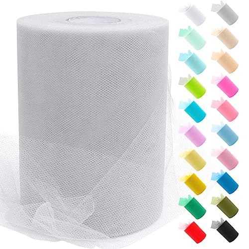 Uiopa Tüll Hellgrau, 15cm x 91,4m Tüllstoff Polyester Tüllband Hochzeit Dekostoff, Tüll Stoff Rolle für Tutu-Röcke Party Hochzeit Tisch Deko Geschenkverpackung DIY-Handwerk Uiopa Tüll Hellgrau, 15cm x 91,4m Tüllstoff Polyester Tüllband Hochzeit Dekostoff, Tüll Stoff Rolle für Tutu-Röcke Party Hochzeit Tisch Deko Geschenkverpackung DIY-Handwerk von Uiopa