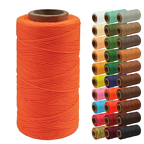 Uiopa Wachsfaden, 1mm x 200m Flacher Ledergarn Gewachst, Leder Nähen Faden Sattlergarn Gewachste für Lederprojekten, Reparatur, Buchbinden, DIY Basteln Uiopa Wachsfaden, 1mm x 200m Flacher Ledergarn Gewachst, Leder Nähen Faden Sattlergarn Gewachste für Lederprojekten, Reparatur, Buchbinden, DIY Basteln von Uiopa