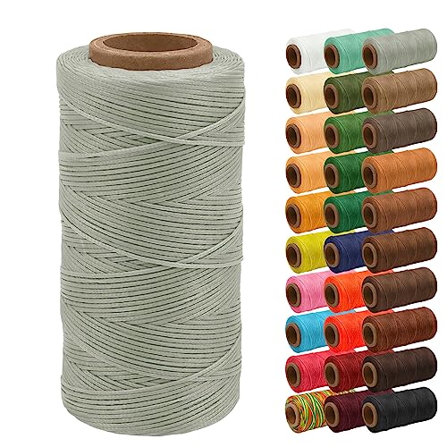 Uiopa Wachsfaden, 1mm x 200m Flacher Ledergarn Gewachst, Leder Nähen Faden Sattlergarn Gewachste für Lederprojekten, Reparatur, Buchbinden, DIY Basteln Uiopa Wachsfaden, 1mm x 200m Flacher Ledergarn Gewachst, Leder Nähen Faden Sattlergarn Gewachste für Lederprojekten, Reparatur, Buchbinden, DIY Basteln von Uiopa