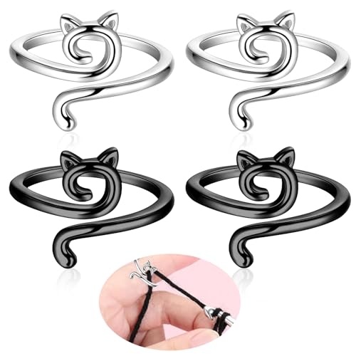 HäKelring 4 Stück Crochet Ring Strickring Häkel Ring Strickring Häkelschlaufe Häkelringe Metall Verstellbare Häkelringe Finger Finger Strickfingerhut Häkel Zubehör für Schnelleres Stricken HäKelring 4 Stück Crochet Ring Strickring Häkel Ring Strickring Häkelschlaufe Häkelringe Metall Verstellbare Häkelringe Finger Finger Strickfingerhut Häkel Zubehör für Schnelleres Stricken von Uirheurd