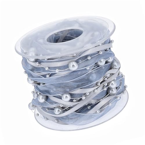 10 Meter langes Mehrzweck-Satinband für Perlenzubehör für Kartenherstellung und Blumenarrangements, Weiß, 10 mm breit 10 Meter langes Mehrzweck-Satinband für Perlenzubehör für Kartenherstellung und Blumenarrangements, Weiß, 10 mm breit von Uitndvyte