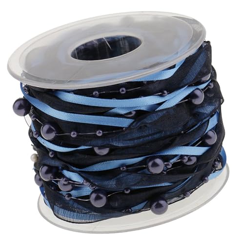 10 Meter langes Mehrzweck-Satinband für Perlenzubehör für Kartenherstellung und Blumenarrangements, Weiß, 10 mm breit 10 Meter langes Mehrzweck-Satinband für Perlenzubehör für Kartenherstellung und Blumenarrangements, Weiß, 10 mm breit von Uitndvyte