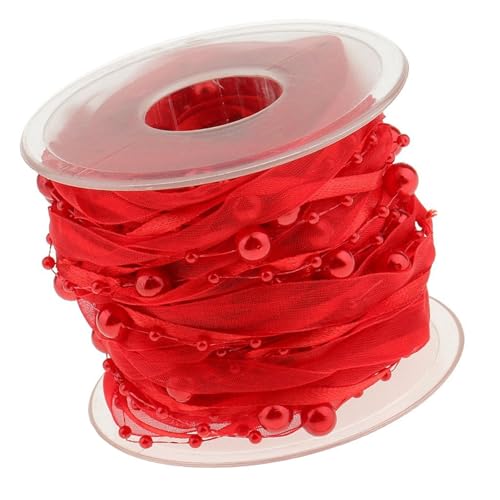 10 Meter langes Mehrzweck-Satinband für Perlenzubehör für Kartenherstellung und Blumenarrangements, Weiß, 10 mm breit 10 Meter langes Mehrzweck-Satinband für Perlenzubehör für Kartenherstellung und Blumenarrangements, Weiß, 10 mm breit von Uitndvyte