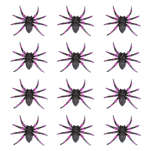 12pcs Halloween Realistische Spinnenform Desktop Dekoration Indoor und Outdoor Dekoration Party Supplies 12pcs Halloween Realistische Spinnenform Desktop Dekoration Indoor und Outdoor Dekoration Party Supplies von Uitndvyte