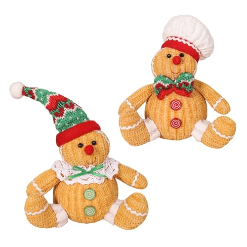 2 Stück Häkelnadeln für Weihnachten, Ginger Man, Tischdekoration für Weihnachten, Valentinstag, Hochzeit, Geburtstag 2 Stück Häkelnadeln für Weihnachten, Ginger Man, Tischdekoration für Weihnachten, Valentinstag, Hochzeit, Geburtstag von Uitndvyte