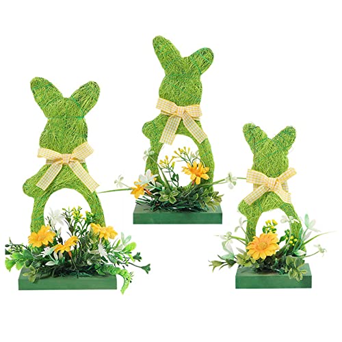 3 grüne Osterdekorationen aus Holz, Osterschmuck, Partyzubehör, Wohnzimmer 3 grüne Osterdekorationen aus Holz, Osterschmuck, Partyzubehör, Wohnzimmer von Uitndvyte