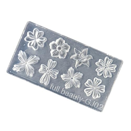 3D-Blumen-Nägel, Kunst, Silikon, handgefertigt, Schnitzformen, Blume, Epoxidharz, Form für Ohrringe, Schmuckherstellung von Uitndvyte