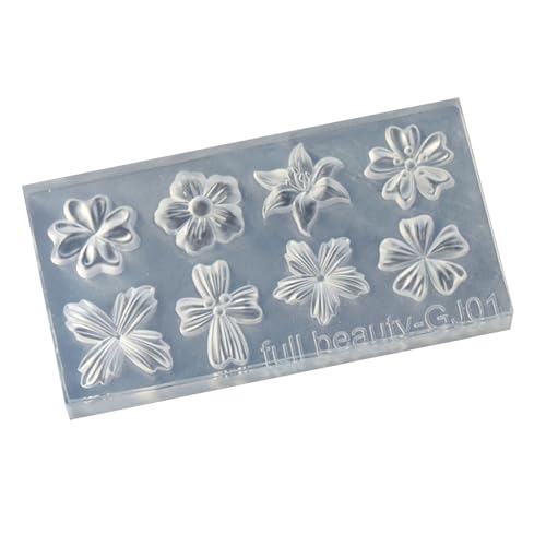 3D-Blumen-Nägel, Kunst, Silikon, handgefertigt, Schnitzformen, Blume, Epoxidharz, Form für Ohrringe, Schmuckherstellung von Uitndvyte