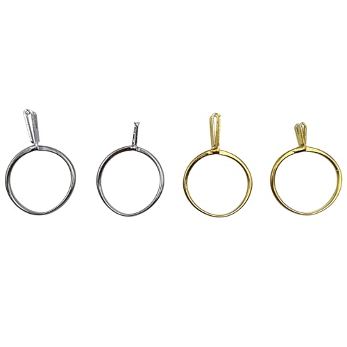 4er Set Einstellbare Ringe für lose Edelsteine Professionelle Ringhalter für Schmuckherstellung 4er Set Einstellbare Ringe für lose Edelsteine Professionelle Ringhalter für Schmuckherstellung von Uitndvyte