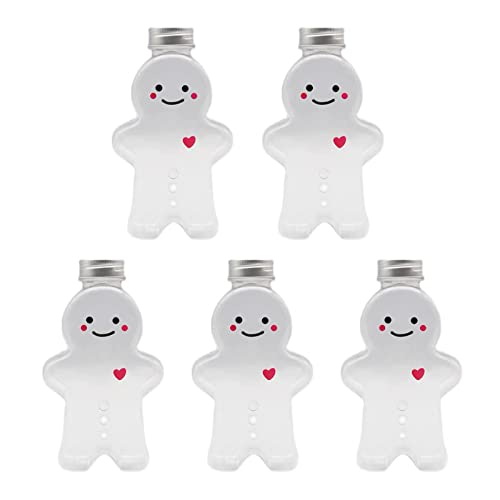 5 Stück Weihnachts-Süßigkeiten-Flaschen, Süßigkeitenkekse, Aufbewahrungsvase für Snacks, Lebensmittelbehälter für Weihnachtsfeiern 5 Stück Weihnachts-Süßigkeiten-Flaschen, Süßigkeitenkekse, Aufbewahrungsvase für Snacks, Lebensmittelbehälter für Weihnachtsfeiern von Uitndvyte