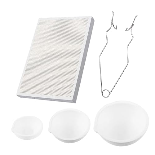 5-teiliges professionelles Quarz-Schüssel-Set zur Schmuckherstellung, Schweißbrett zur Schmuckherstellung, Metallformzubehör 5-teiliges professionelles Quarz-Schüssel-Set zur Schmuckherstellung, Schweißbrett zur Schmuckherstellung, Metallformzubehör von Uitndvyte