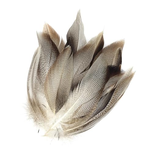 50 Stück natürliche Entenflügel, 40–12 mm, Kunst, Hochzeitsdekoration, Hutdekoration, Fliegenbindungsbedarf, 50 Stück von Uitndvyte