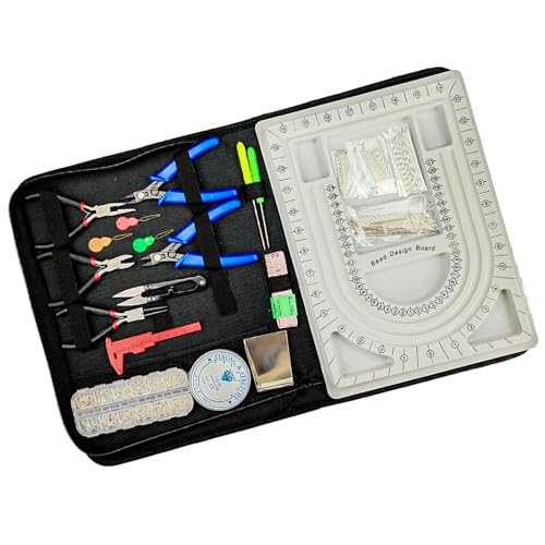 Artistic Jewelry Supplies Umfassendes Perlen- und Schmuck-Set mit Zange, Nadel und Messwerkzeug Artistic Jewelry Supplies Umfassendes Perlen- und Schmuck-Set mit Zange, Nadel und Messwerkzeug von Uitndvyte