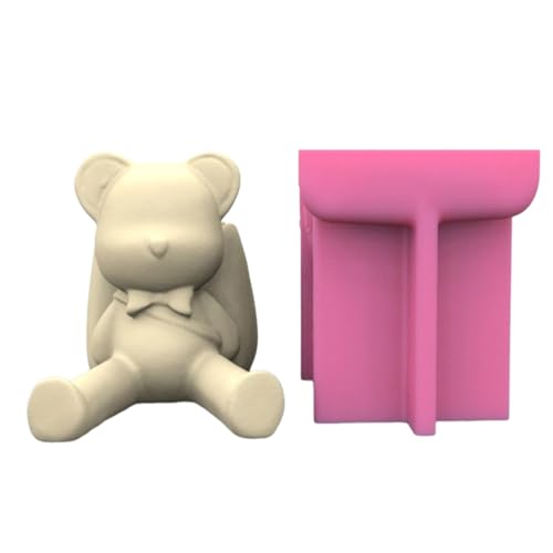 Blumenform für Blumentöpfe, Betonform, Bärenbeutel, handgefertigt, Vasenzubehör von Uitndvyte