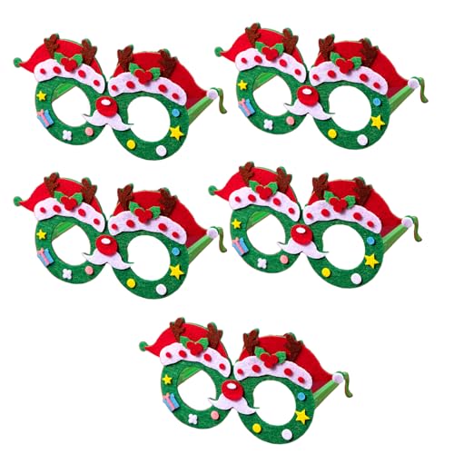 Einzigartige Weihnachtsbrillenrahmen für Kinder und Erwachsene, 5 Stück Einzigartige Weihnachtsbrillenrahmen für Kinder und Erwachsene, 5 Stück von Uitndvyte