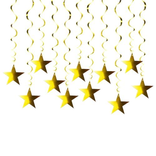 Eleganter Stern Anhänger Deko Goldsterne Spiralen Dekoration Festlich Geburtstag Hochzeit Eleganter Stern Anhänger Deko Goldsterne Spiralen Dekoration Festlich Geburtstag Hochzeit von Uitndvyte