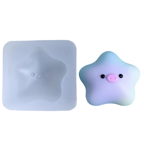 Epoxidharz-Silikonform, Mini-Sternform, Bastelform, Silikonmaterial, perfektes Geschenk für Bastel-Enthusiasten von Uitndvyte
