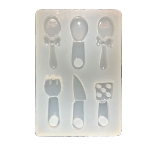 Flexible Epoxidharz-Form, schönes Besteckzubehör, Schmuckform, praktische dekorative Silikonform für Kunstunterricht von Uitndvyte