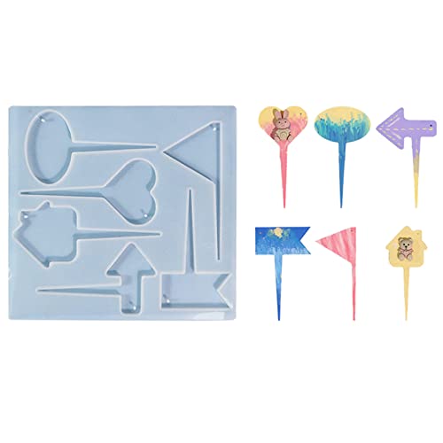 Gartenpflanzen, Topfpflanzen, Etiketten aus Silikon, Epoxidharz, verschiedene Gartenheringe, Pflanzen, Charms, Formen für Kindergarten von Uitndvyte