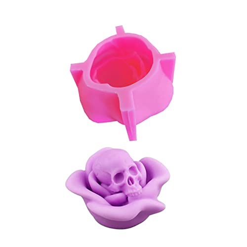 Handgefertigte Seifenform, multifunktionale Kerzenform, Totenkopfform, Bastelzubehör Handgefertigte Seifenform, multifunktionale Kerzenform, Totenkopfform, Bastelzubehör von Uitndvyte