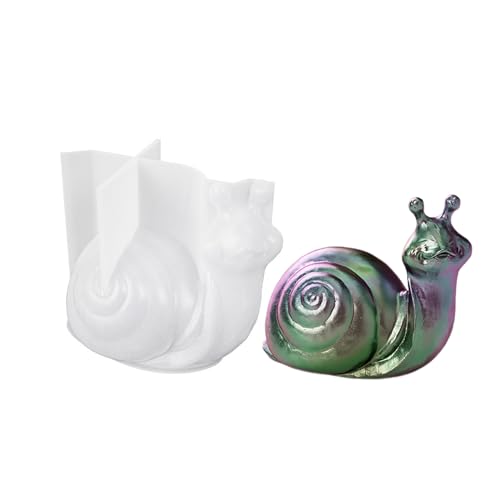 Kerzenform aus Silikon, Schnecke, 3D, Tiergips, Kuchen, Schokoladenherstellungswerkzeuge, Seifenform aus Glas, Harzform Kerzenform aus Silikon, Schnecke, 3D, Tiergips, Kuchen, Schokoladenherstellungswerkzeuge, Seifenform aus Glas, Harzform von Uitndvyte