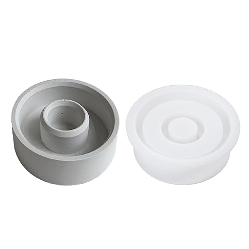 Kerzenständer, rund, Harzschale, Silikonform, Epoxidharz, Kerzenständer, Schmuck von Uitndvyte