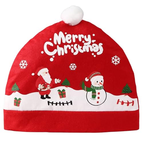 Multifunktionaler Weihnachtsmannhut, Details aus strapazierfähigem Stoff, modisches Zubehör, tragbar, Urlaub, fröhliche Dekoration von Uitndvyte