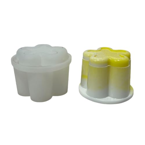 Puddingglas, Silikonharzdeckel, Aufbewahrungsbox, Flasche, Kerzenständer, Glas-Epoxidharzform, Gips von Uitndvyte